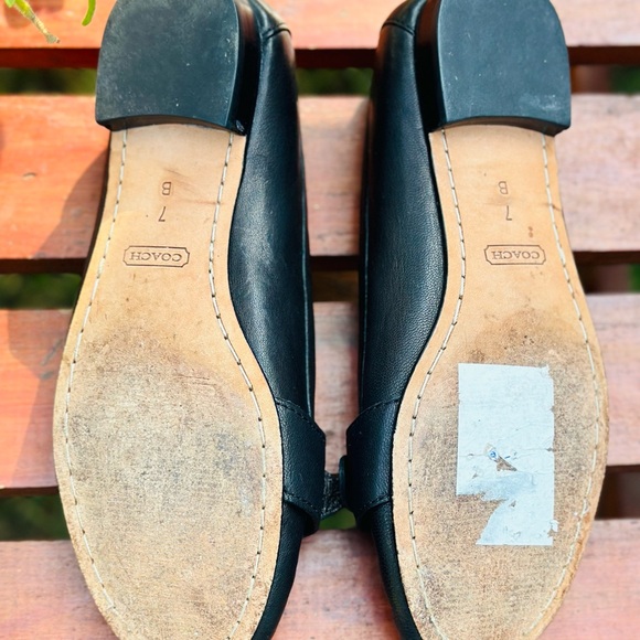 Coach Turn Lock Accented Genuine Leather Loafers SZ US 7B - Picture 14 of 14